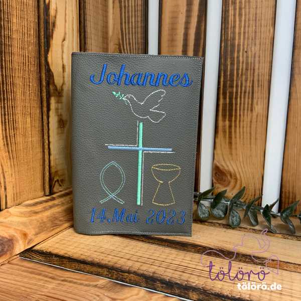 Gotteslobhülle zweifarbiges Kreuz