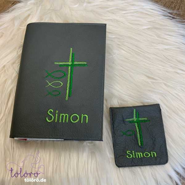 Gotteslobhülle Kreuz mit Fischen