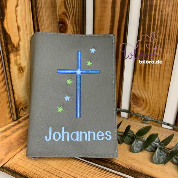 Gotteslobhülle Kreuz mit Sternen