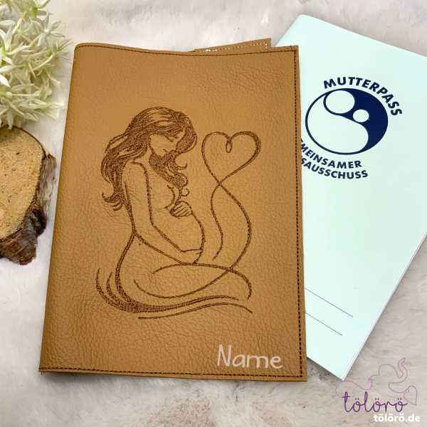 Mutterpasshülle schwangere Frau