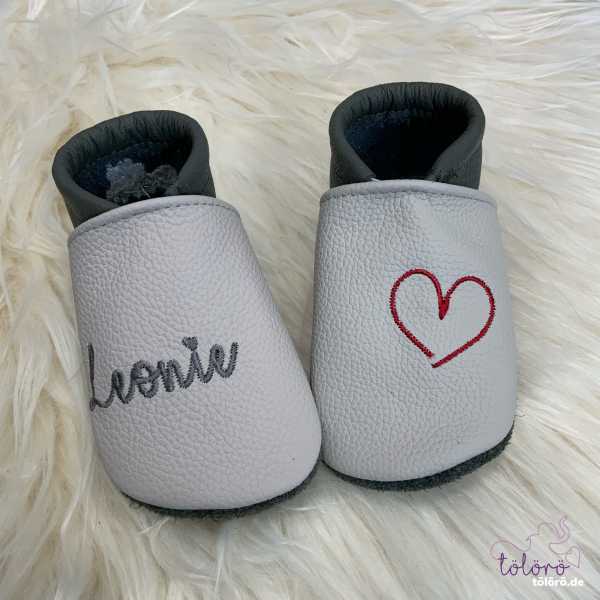 Name und Herz negativ seitlich