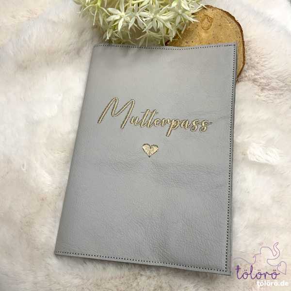 Mutterpasshülle mit Herz beige