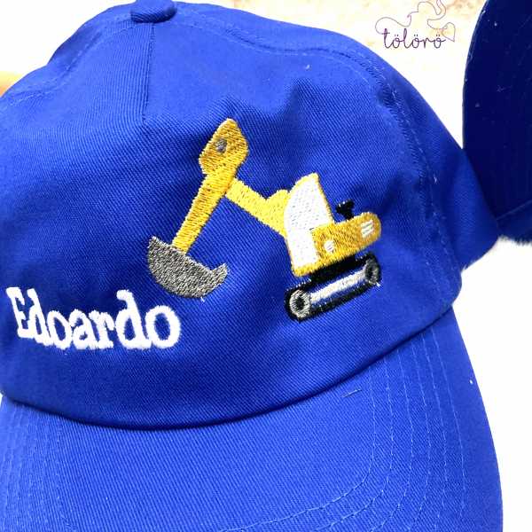 Cap mit Name und Bagger2 neu