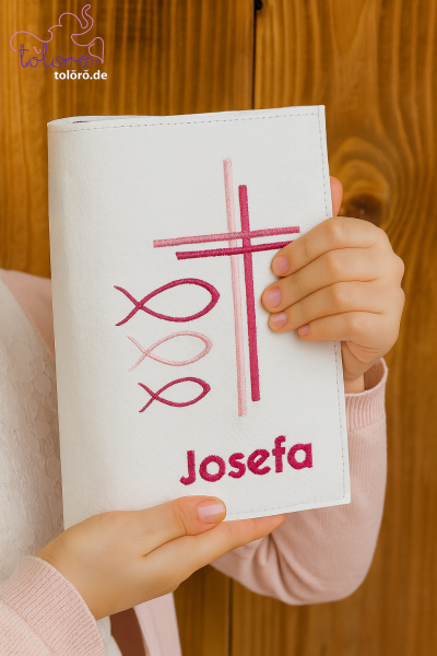 Gotteslobhülle Kreuz mit Fischen „Josefa“