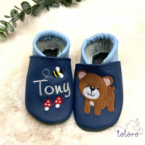 Name mit Biene & Pilze und Bär