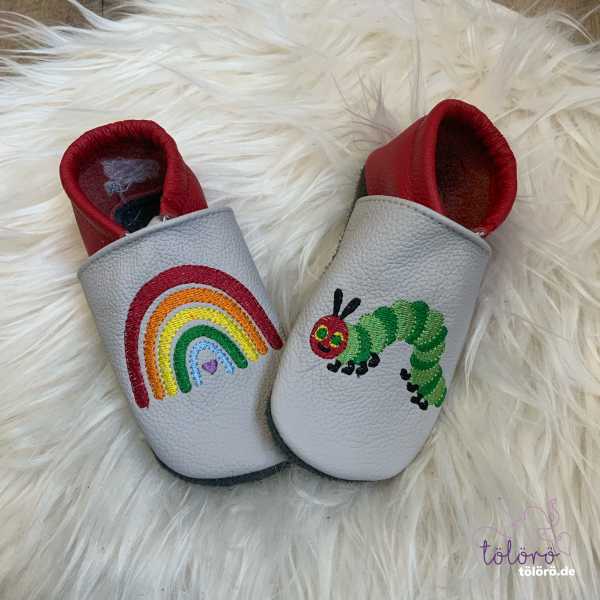 *sofortkauf* Regenbogen und Raupe Gr. 24/25