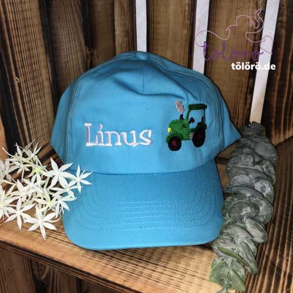 Cap mit Name und Traktor