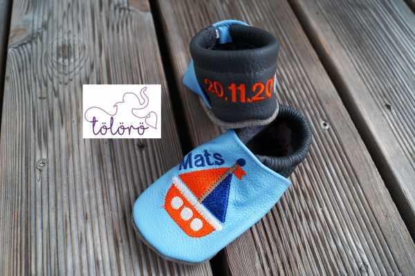 Bestickung für eine Ferse