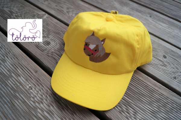 Cap mit Name und Pferd Fritz