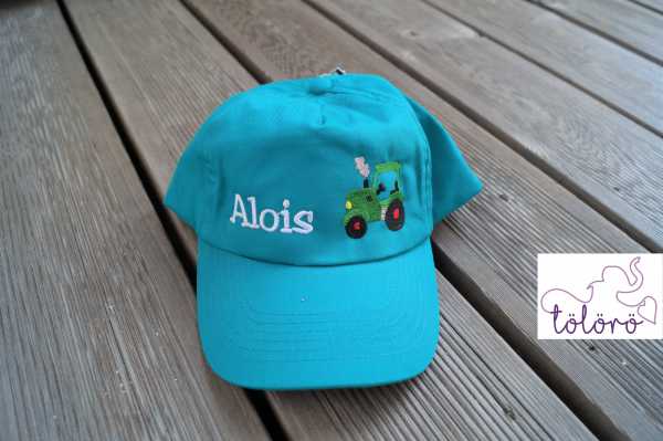 Cap mit Name und Traktor