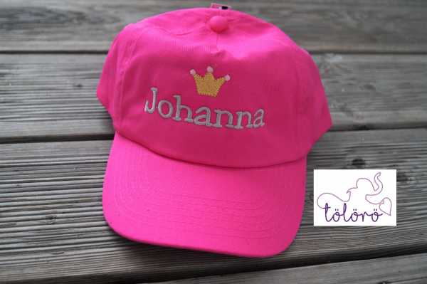 Cap mit Name und Krone