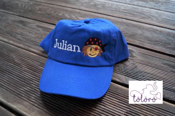 Cap mit Name und Pirat