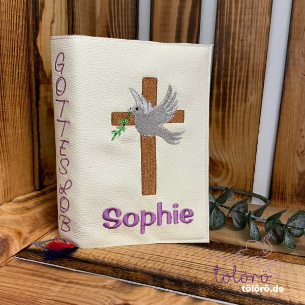 Gotteslobhülle Kreuz mit Taube