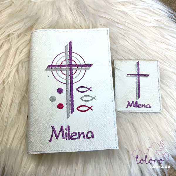 Gotteslobhülle  Kreuze mit Kreisen „Milena“