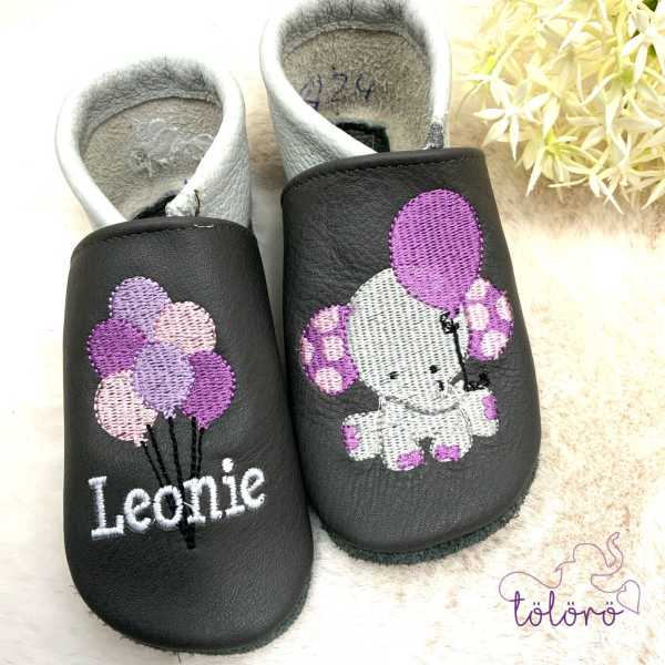 Luftballons mit Name & Elefant