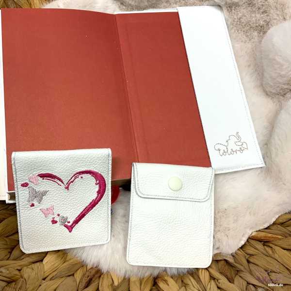 Gotteslobhülle Blumenkreis mit Fisch