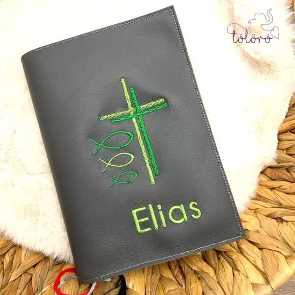 Gotteslobhülle Kreuz mit Fischen „Oskar“